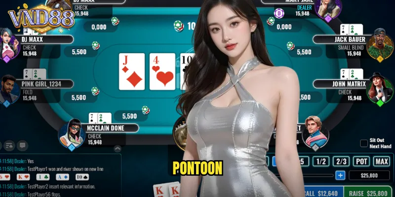 Pontoon VND88 Phiên Bản Blackjack Độc Đáo Từ Anh Quốc 5 Pontoon